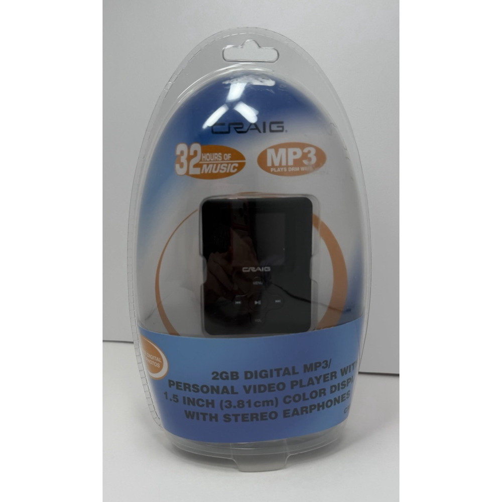 Craig 3290 Digital MP3/ Personal Video Player 2GB 1.5" Color Display